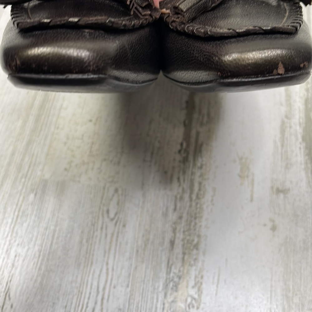 Stuart Weitzman Kitten Heel Loaders - Pewter - 8.… - image 4